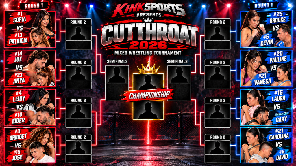 Cutthroat 2026 Mixed Wrestling Tournament bracket